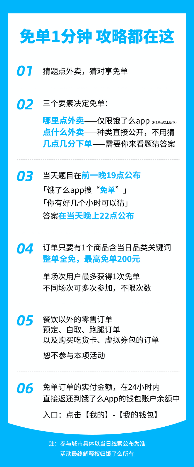 《饿了么》6月22日免单时刻表