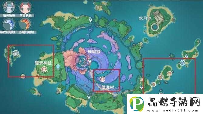 原神动物分布图汇总分享